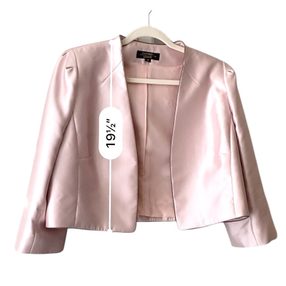 Tahari luxe Pink and Tan Dress with Jacket size 16 - Picture 13 of 14